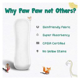 Sparkle Joy Reusable Diaper Insert Pack of 3 - White image 5