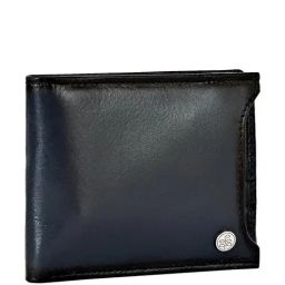 Eske Navy Casual Leather Bi-Fold Wallet for Men-24