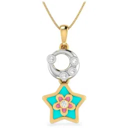 PC Jeweller Uday 18k Gold Pendant without Chain for Unisex-image-3