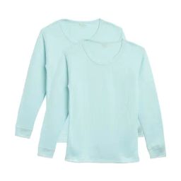 Kanvin Kids Aqua Regular Fit Thermal Tops - Set of 2-image-4
