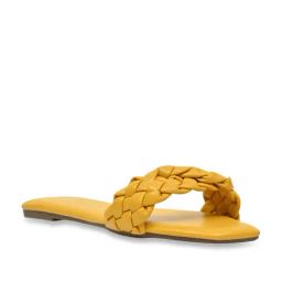 Jove Women's Mustard Casual Sandals-image-38