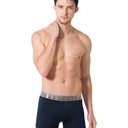 Van Heusen Regular Fit Colour Fresh Ultra Soft Solid Trunks - Dark Navy-picture-12