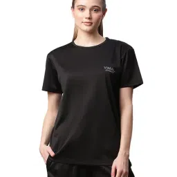 Vimal Jonney Black Slim Fit T-Shirt-picture-0