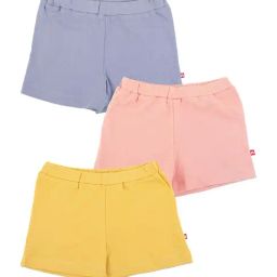 Nino Bambino Boys Multicolor Cotton Regular Fit Shorts (Pack of 3)-image-62