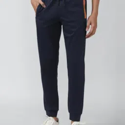 Van Heusen Flex Navy Slim Fit Joggers-image-55