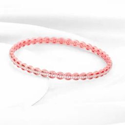 GIVA 925 Silver Rose Gold Gleaming Bangle for Women & Girls-35