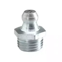 GENERIC 6.35 mm (1/4 inch) BSPP Straight Mild Steel with GI Coating Grease Nipple (Pack of 100 Pieces)-11
