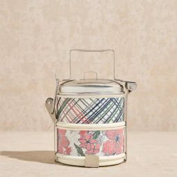 Westside Home Multicolour Floral Design Two-Tiered Tiffin Dabba-2