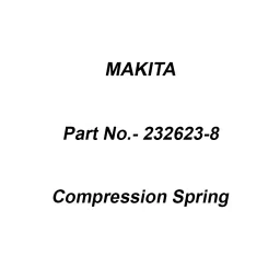 Makita Compression Spring Size 41 for TW001G, Part No 232623-8-46