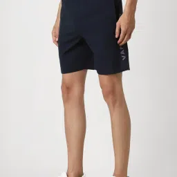 Van Heusen Navy Regular Fit Printed Shorts image 3