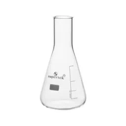 Supertek 250 ml Erlenmeyer Flask Conical Long Neck Without Rim 78 mm Neck Outer Dia. and 154 mm Height, 15.129.0250 (Pack of 6)-21