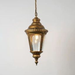 Whispering Homes Gold Metal Traditional Outdoor Hanging Lamp-picture-23