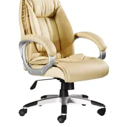 Modern India Seating Mid Back Manager Chair Beige Mi78-image-38