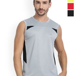 FTX Pack Of 4 Colour-Blocked Gym Vests-picture-20