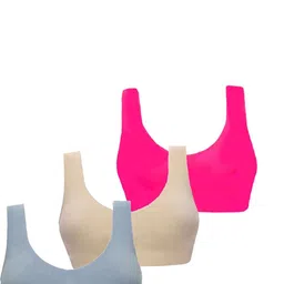BRAAFEE Girls Beginners Non Padded Full Coverage Cotton Bra-28