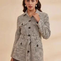 B77 Denize Tweed Jacket With Collar-image-27