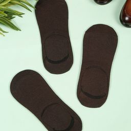 Teakwood Leathers Men Pack Of 3 Pure Cotton Shoe Liner Socks-picture-27