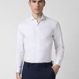 Peter England White Slim Fit Shirt-picture-15