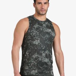 DOMYOS By Decathlon Men Khaki Regular Fit T-Shirt-13