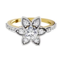 Sparkles 14k (585) Yellow Gold Lab Grown Diamond Rings-picture-49