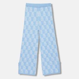 Elle Girls Blue Cotton Printed Trousers-picture-23