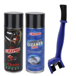 Caspol 400 ml, 400 ml Spray Chain Lubricant and Carburetor Cleaner with Brush for Bikes (Pack of 2)-picture-15