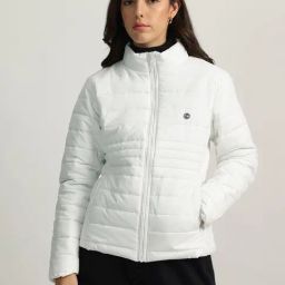 Iconic White Regular Fit Quilted Jacket-picture-18