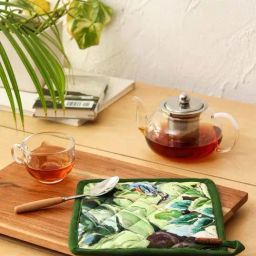 House This Namdapha Printed Green 180 TC Cotton Pot Holder-image-63