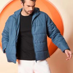 Club York Blue Regular Fit Solid Jacket-picture-12