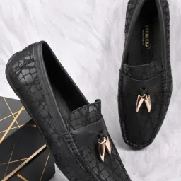 Cobblerz Men's Black Casual Loafers-picture-23