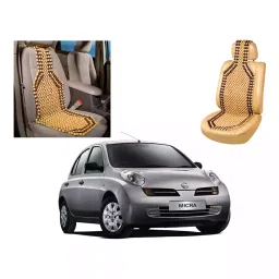 Auto Pearl Beige & Brown Velvet Car Cushion for Renault Scala, BBB251 (Pack of 2)-36