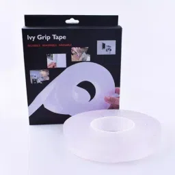 Ivy Grip 30mm Transparent Removable Washable Tape - 3Mtr-12