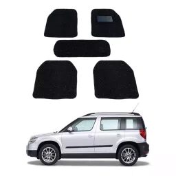 Auto Pearl DB7M258 PVC and Plastic Standard Mat for Skoda Yeti 2005 (Black)-image-42