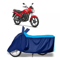 Auto Pearl Two Wheeler Cover for Suzuki Hayate EP - Cyan, Blue-image-20