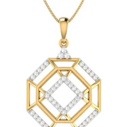 PC Jeweller Vyom 22 kt Gold Pendant without Chain-image-40