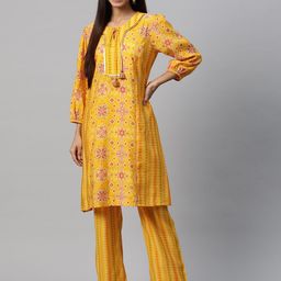 Nayam By Lakshita Women Ethnic Motifs Printed Regular Kurta with Palazzos-image-48