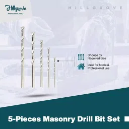 Hillgrove 1000 W 13 mm Drill Machine with 10 Pcs Masonry Drill Bit & Gloves, HGCM229M1 image 3