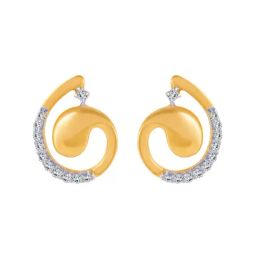 P.C. Chandra Jewellers 18 kt Gold & Diamond Earrings-picture-18