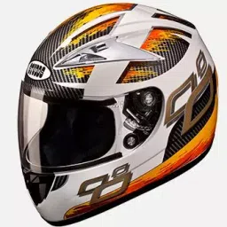 Studds N5 White Large (580 mm) Full Face Helmet, Scorpion D4 Decor-image-86
