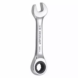 Westward Ratcheting Wrench Alloy Steel Chrome Head Size 3/8 inch Overall Length 3 5/8 inch, 54PP14-image-89