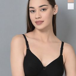 Dollar Missy Pack of 3 Wire-Free Full Coverage Padded Bra-21