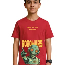 TeeSlix Unisex Red Tshirts-image-23