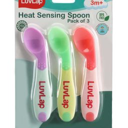Luv Lap Heat Sensing Spoon Set Pack of 3 - Multicolour-23