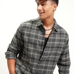 HIGHLANDER Men Checked Spread Collar Cotton Casual Shirt-picture-28