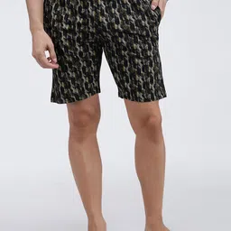 AMUL COMFY Men Cotton Printed Mid-Rise Regular Fit Shorts-image-17