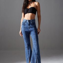 Miss Chase Women Bootcut High-Rise Light Fade Stretchable Jeans-image-91