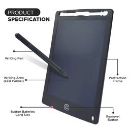 domenico LCD Writing Pad Tablet Toy Cum Slate with Stylus (Assorted Colors) image 4