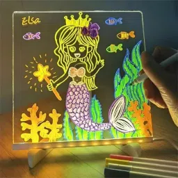3D Acrylic Led Writing Note Board 15 cm Acrylic Sheet-12