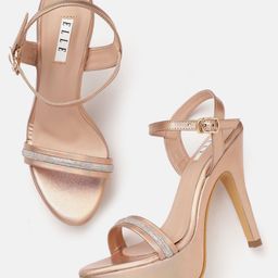 ELLE Women Embellished Detail Party Stiletto Heels-30