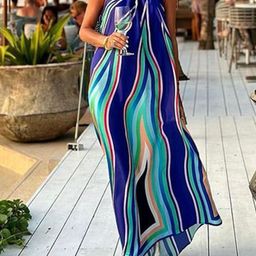 HERE&NOW Striped Maxi Dress-image-11